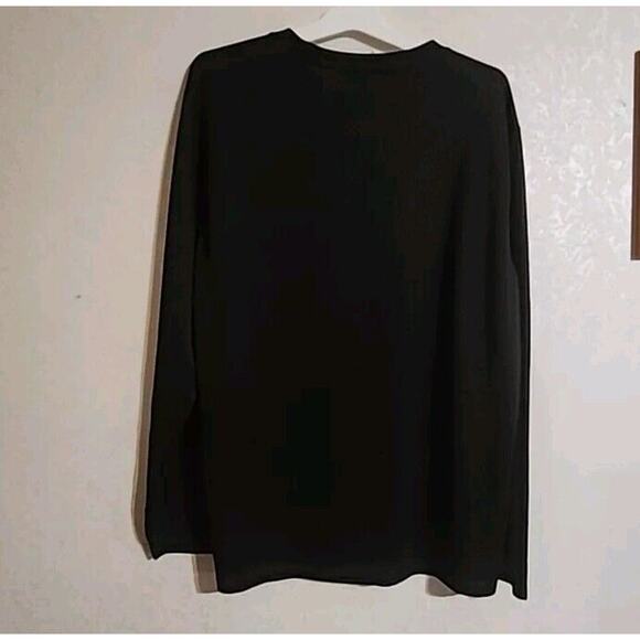 SB Tech Cool Play Mens Long Sleeve Shirt Black sz XXL Regular Fit - Picture 2 of 2